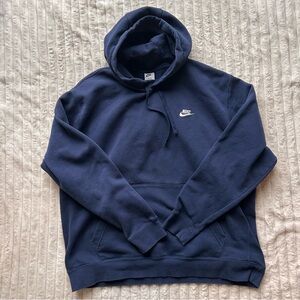Nike Men's Dark Blue Hoodie